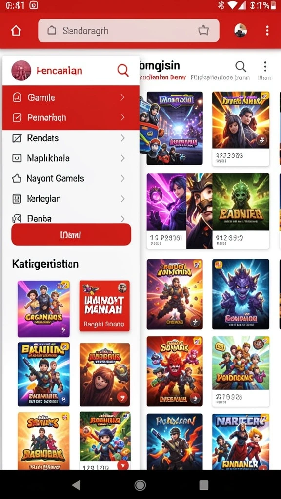 depo555 - Screenshot menunjukkan antarmuka utama DEPO555 yang user-friendly.
